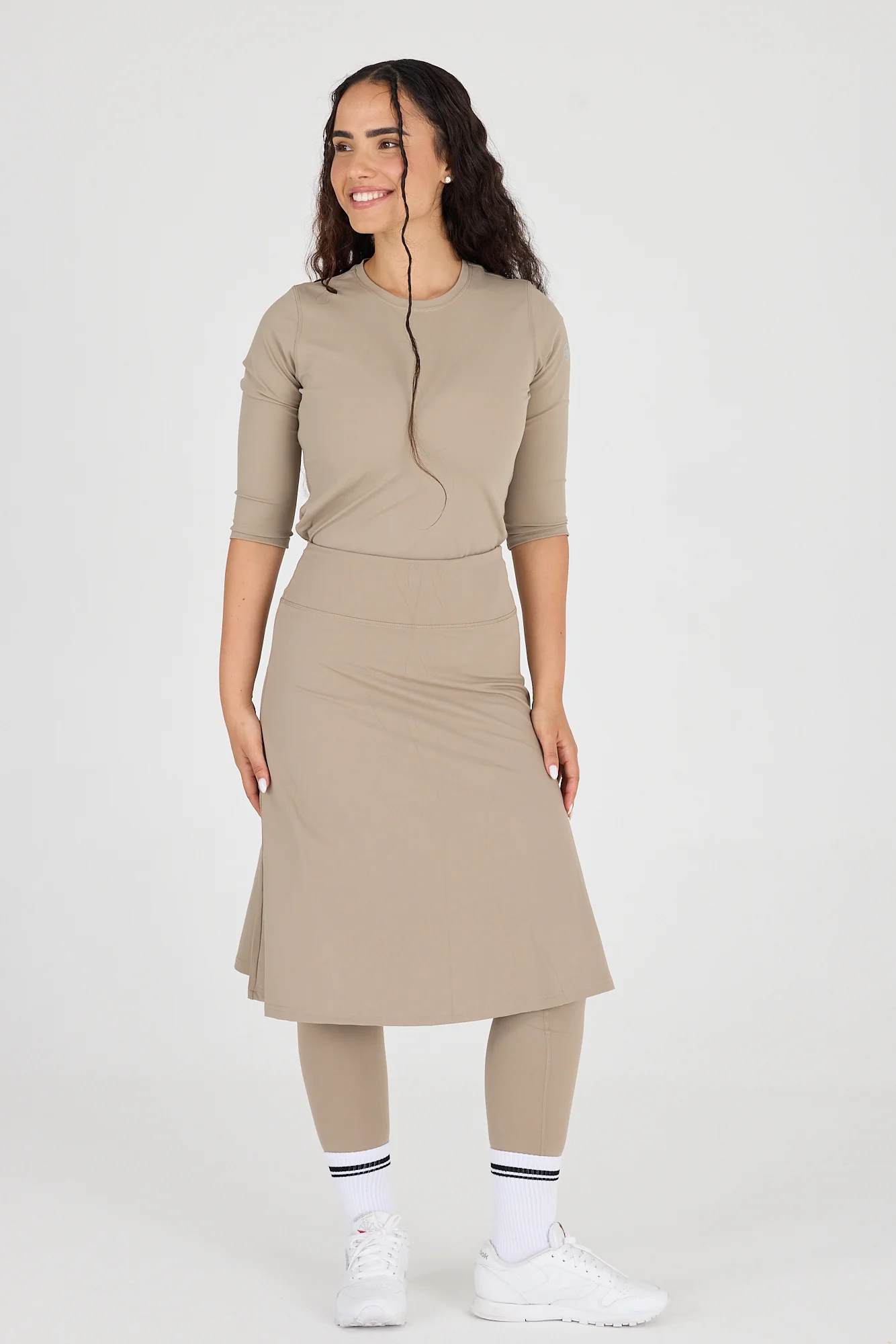 טייץ חצאית מתחת לברך MODEST SKIRTED - Image 3
