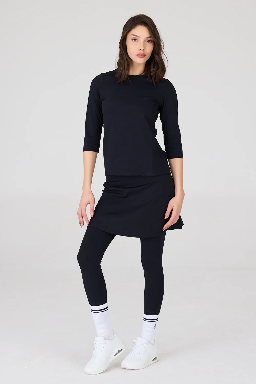 טייץ חצאית מעל הברך MODEST SKIRTED - Image 9