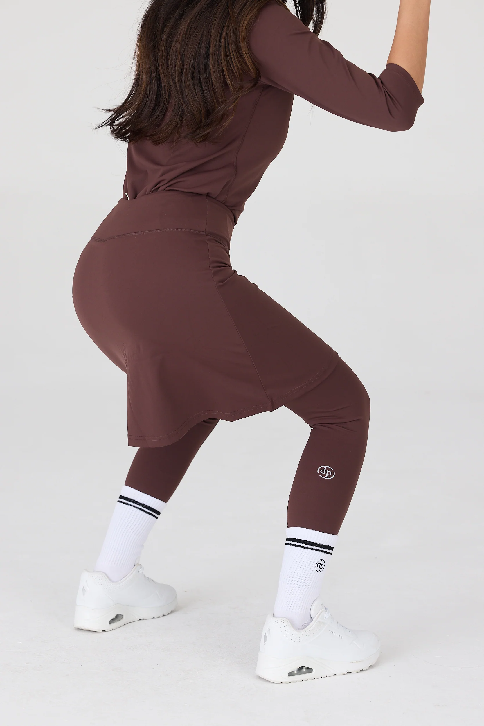 טייץ חצאית מעל הברך MODEST SKIRTED - Image 3