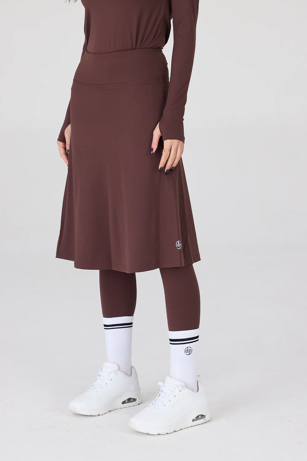 טייץ חצאית מתחת לברך MODEST SKIRTED LONG - Image 4