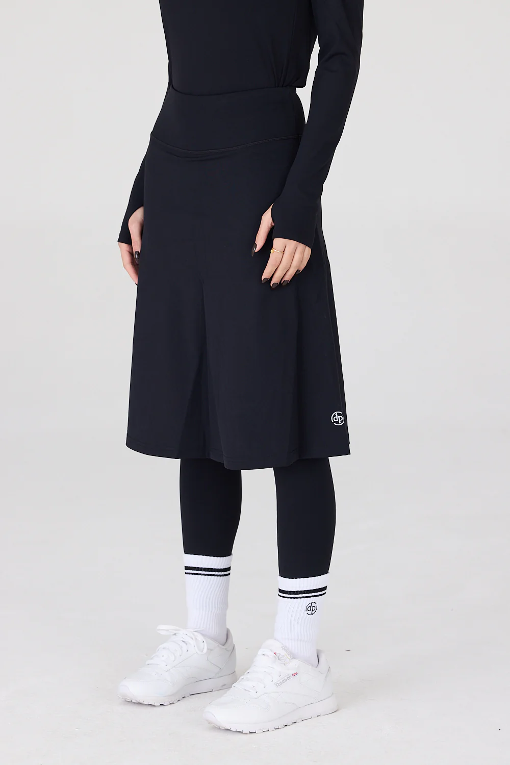 טייץ חצאית מתחת לברך MODEST SKIRTED LONG - Image 5