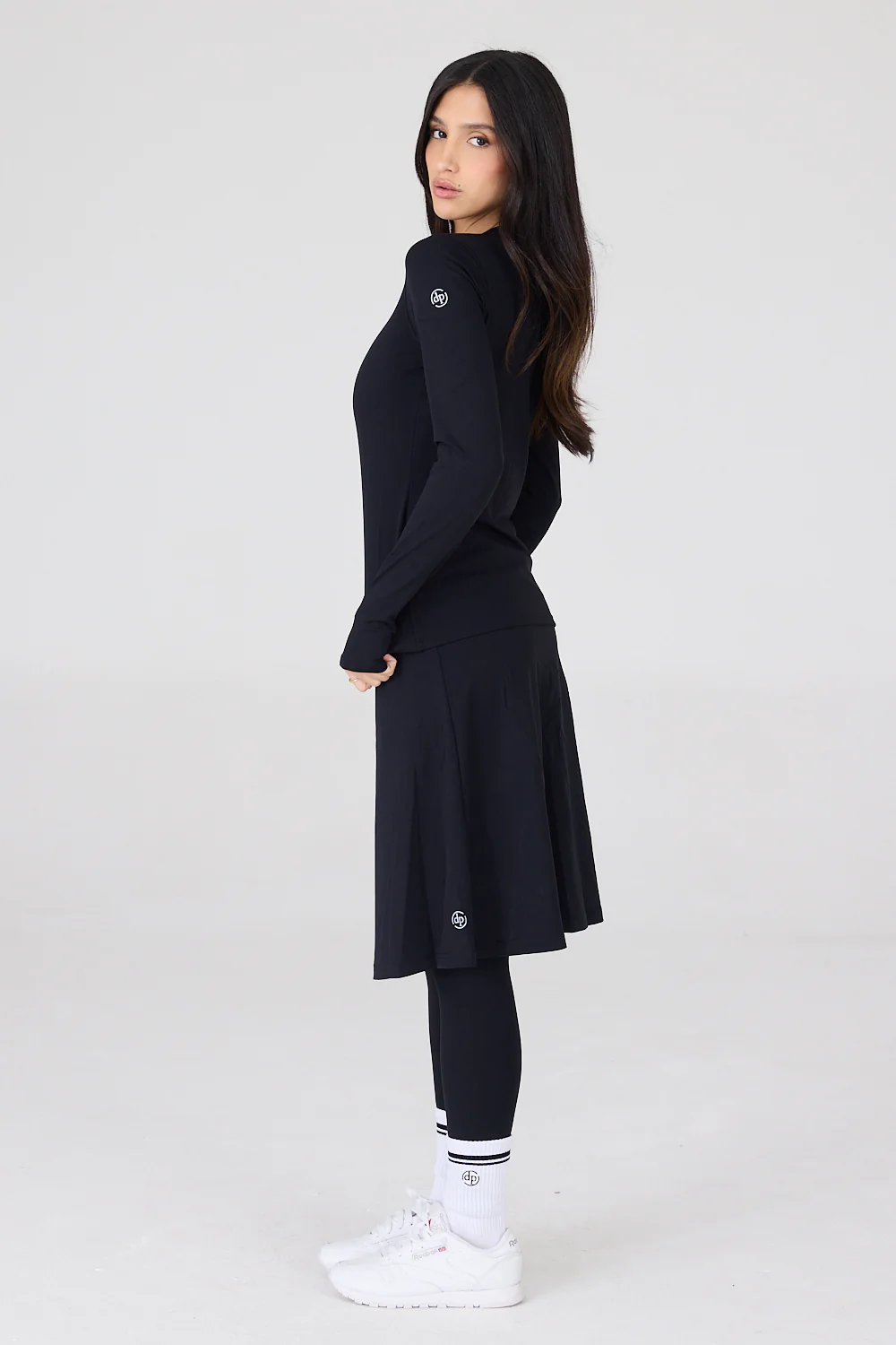 טייץ חצאית מתחת לברך MODEST SKIRTED LONG - Image 7