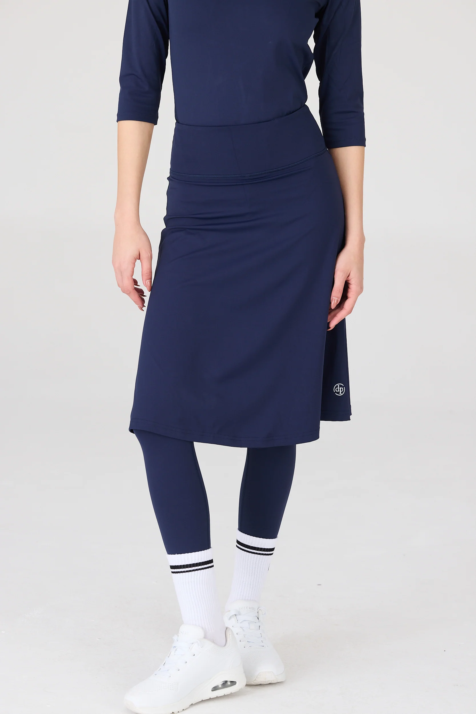 טייץ חצאית מתחת לברך MODEST SKIRTED LONG - Image 5